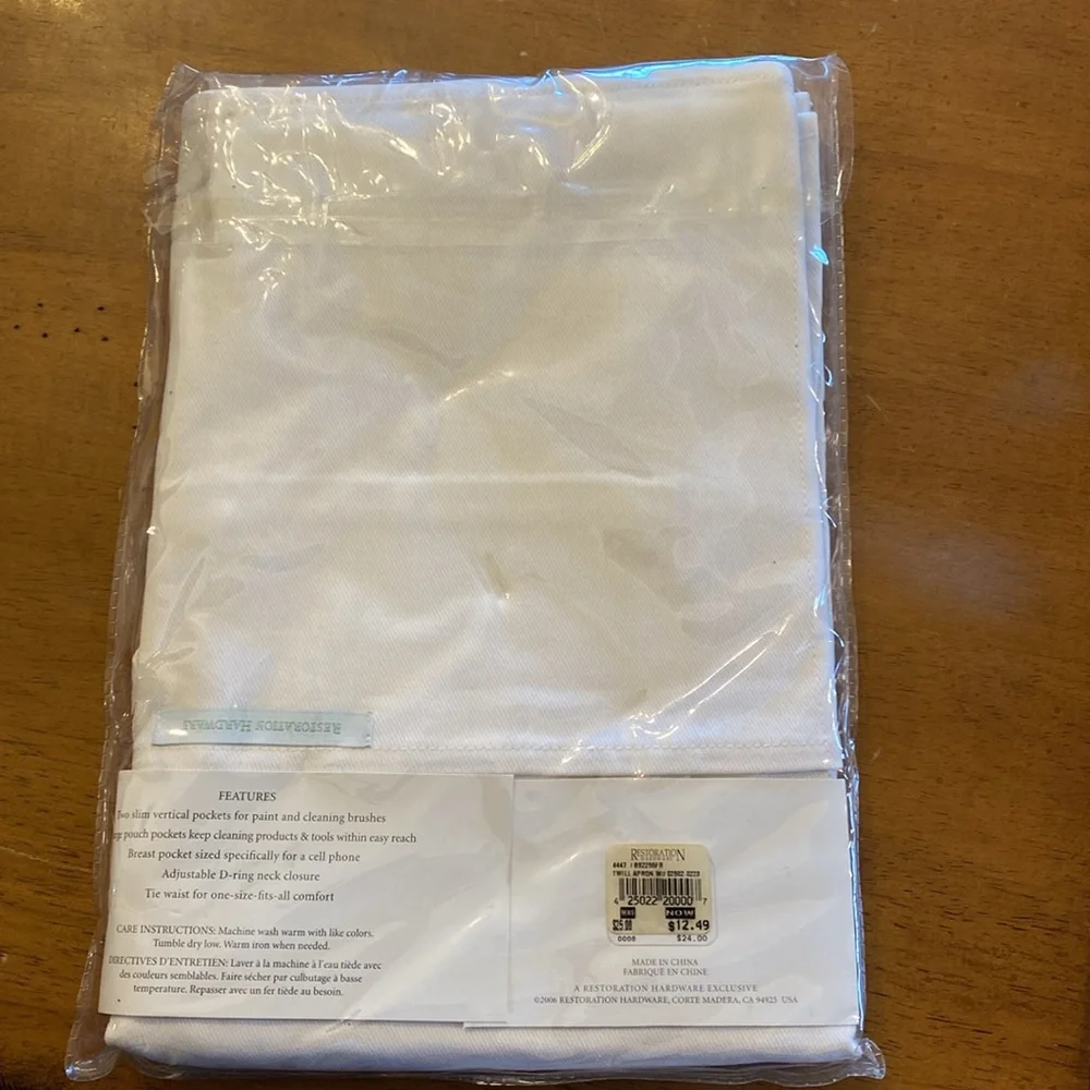 NWT Restoration Hardware Utility Apron